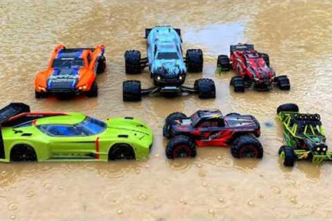 RC Cars In Rain | RC Cars Running in Water | Traxxas RC Cars
