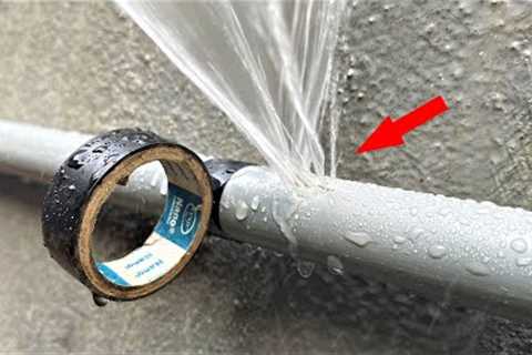 Did You Know This Trick? Tips To Fix Broken Pvc Pipes Without Turning Off The Water