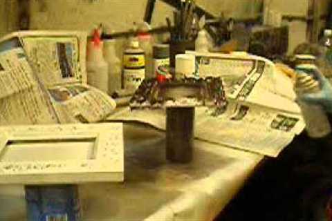 Antiquing a picture frame - Part 1