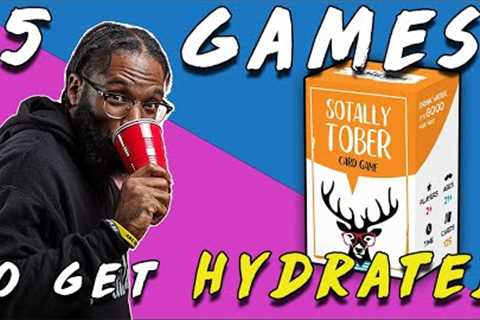 5 BEST Drinking Games| Game Night Shenanigans
