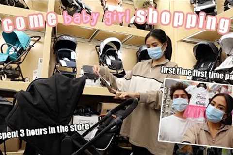 going baby shopping for the first time *went a little crazy*