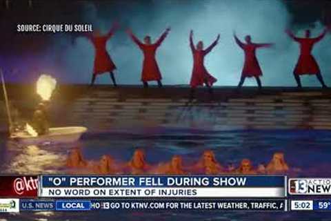 Cirque du Soleil performer falls during 'O' show at Bellagio Las Vegas