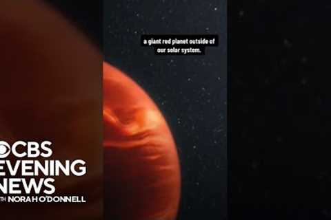 NASA's James Webb Space Telescope discovers giant red planet outside of our solar system #shorts