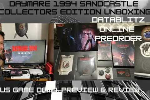 DAYMARE 1994 SANDCASTLE COLLECTORS EDITION UNBOXING + GAME DEMO + REVIEW - CJ CARPIO