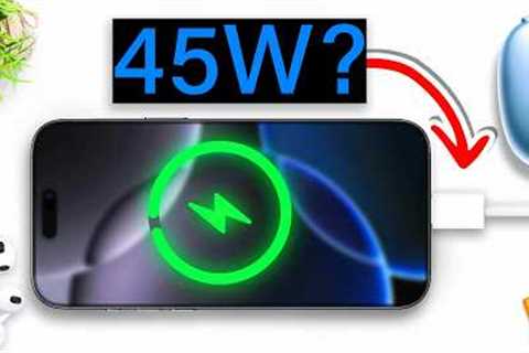 45W Charging on iPhone 16 Pro Max - The SHOCKING Results!