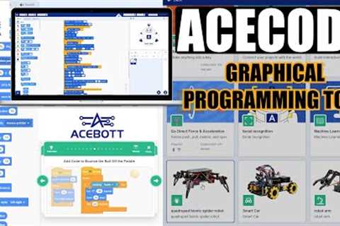 Best Software For Beginners To Learn Programming &amp; Robotics | ACECode | Robot Lk