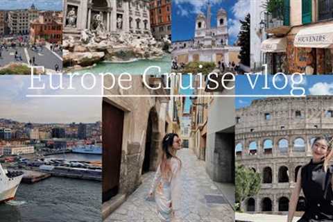 TINA'S VACATION VLOG#27 | Europe Cruise Grad Trip | Symphony of the Seas | Spain, France, and Italy