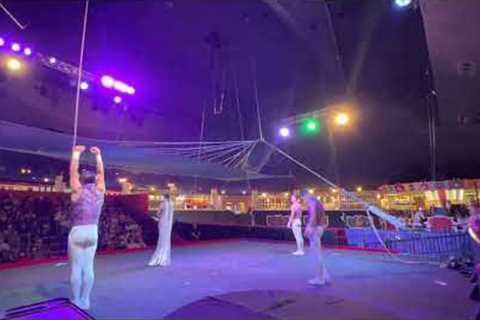 Midway show circus clown / flying trapeze ( circus circus) Las Vegas  2022  ( summer )