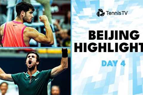 Alcaraz Takes On Griekspoor; Khachanov vs Cerundolo &amp; More | Beijing 2024 Day 4 Highlights
