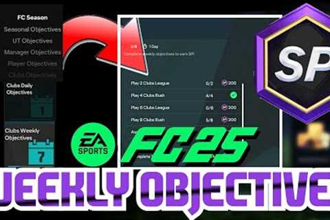 FASTEST WAY to COMPLETE ALL Weekly OBJECTIVES FC 25