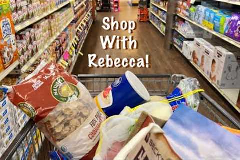 ASMR Grocery shop with Rebecca! (Soft Spoken version) Vlog style shopping trip &amp; grocery haul!