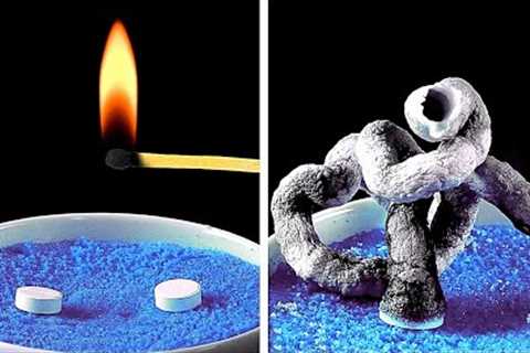 SATISFYING EASY SCIENCE EXPERIMENTS to do at home BY 5-minute MAGIC