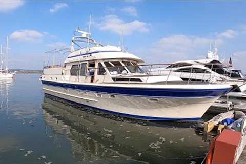 £109,000 Trader 50 Long Range Motor Yacht. Unbelievable internal volume. It's a house on the water!