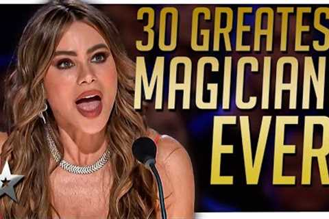 30 Greatest Magicians EVER on America's Got Talent!