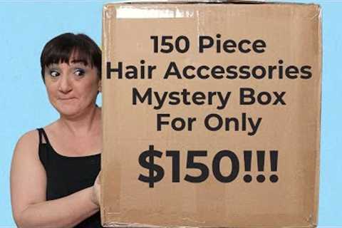 Unboxing A 150 Piece Hair Accessories Mystery Box For Only $150 | Wholesale Ninjas