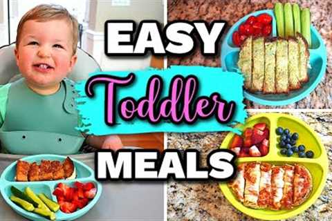 QUICK and EASY TODDLER MEALS (for Moms Who Don’t Cook!)