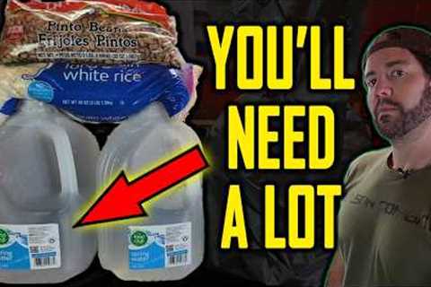 You NEED More Water Than You Think for Your Rice and Beans Storage!