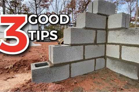 3 Great Tips for Block-work | Build A Foundation