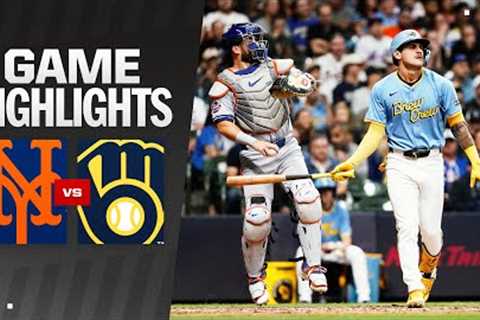 Mets vs. Brewers Game Highlights (9/28/24) | MLB Highlights