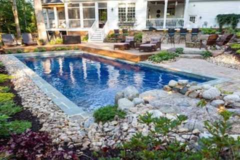 BEAUTIFUL! 100+ BEST LANDSCAPING AROUND POOL IDEAS | BACKYARD POOL LANDSCAPE | POOL GARDEN DESIGN