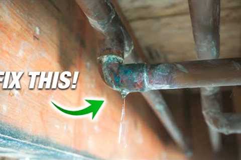 How To Fix ANY Pipe Leak! 2 BEST Ways For DIY Plumbing!