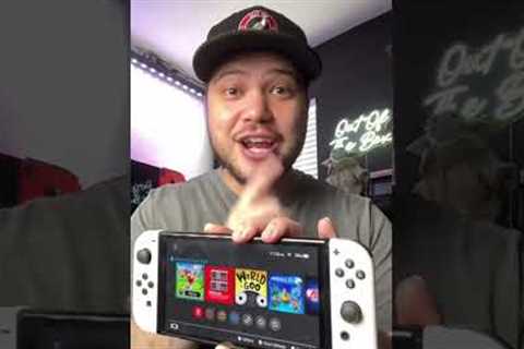 Nintendo Switch Secret Button 🤫. #nintendo #nintendoswitch #gaming #gamer #games