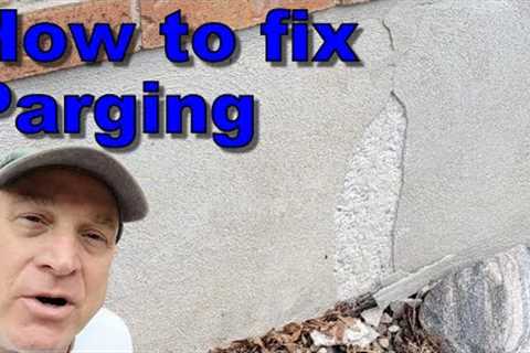 How to Repair Foundation Parging