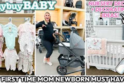 *ITS BABY TIME* Buy Buy Baby Shopping Spree 🍼👶🏼 | Nursery Decor Ideas + First Time Mom MUST..