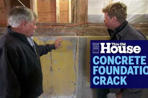 How To Fix a Concrete Foundation Crack | This Old House