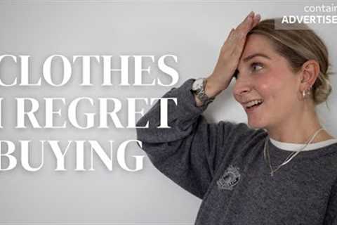 My worst purchases and biggest style mistakes | Clothes I REGRET buying!👖