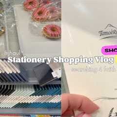 Stationery Shopping Vlog & Haul