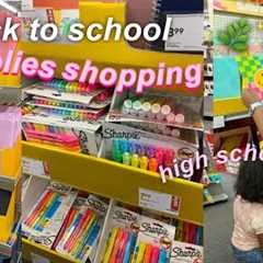 back to school supplies shopping !!