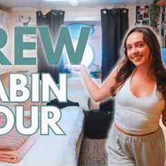 Cruise Ship Crew Cabin Tour!