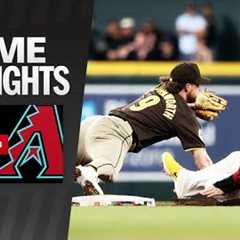 Padres vs. D-backs Game Highlights (9/27/24) | MLB Highlights