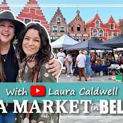 Shopping with Laura Caldwell | AMAZING FLEA MARKET in Bruges - BELGIUM |  | Zandfeesten