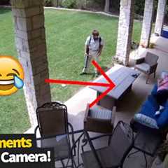 Funny Moments Caught On Security Cameras