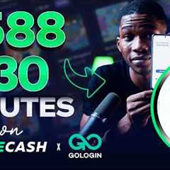 $588 In 30Mins On FreeCash & Gologin | Best Ways To Make Money Online Fast