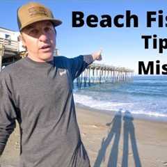 Top 5 BEACH FISHING TIPS and Mistakes - HOW TO CATCH FISH IN THE SURF