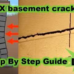 Basement cracking SOLUTION! Fix major block foundation cracks without expensive contractors!