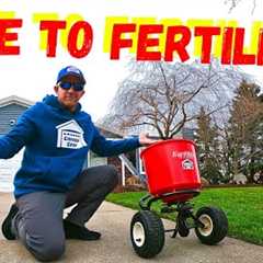 WHEN ARE THE BEST TIMES TO FERTILIZE YOUR LAWN?