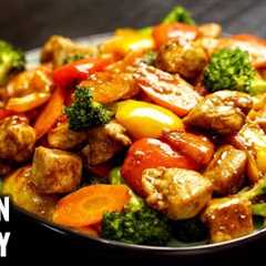 CHICKEN STIR FRY RECIPE | QUICK AND EASY CHICKEN STIR FRY | STIR FRY CHICKEN