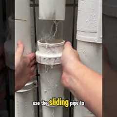 Oh, this water pipe is too thin.  #plumbingtech #plumbing #plumber