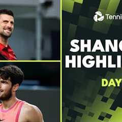 Top 4 Seeds Sinner, Alcaraz, Djokovic & Zverev All Play | Shanghai 2024 Highlights Day 4