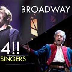 Broadway Stars hitting the A4 note (Male Singers)