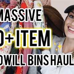 MASSIVE 70+ Item Goodwill Bins Thrift Haul! Amazing Finds to Resell on Poshmark for a Profit $$