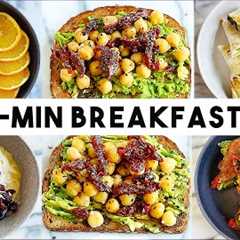 EASY 5-MINUTE BREAKFAST IDEAS (vegan)