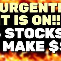 ⛔️ URGENT! 🚀 5 BEST STOCKS TO BUY NOW! (GROWTH STOCKS 2024)