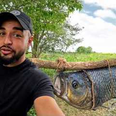 HUGE Fish Curry in Sri Lankan Village (50kg Catch & Cook) 🇱🇰