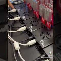 This is the largest USB Bitcoin Mining Setup in the world! |#Shorts | How Much?