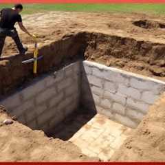 Man Builds Hidden Underground BUNKER in his Backyard | DIY Basement by @AleksandrKvasha